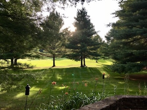 View from the patio, 13th fairway