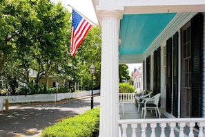The Captain Morse House looking towards town