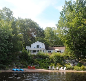 View from the water. 