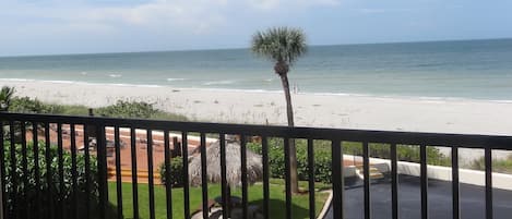 View of beach and Gulf of Mexico from Balcony