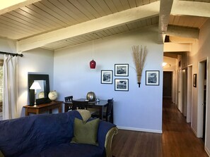 New paint in large living area. 