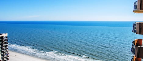 Exhilarating view of the Atlantic Ocean and our beautiful sandy beach!