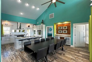 Kitchen cabinets.