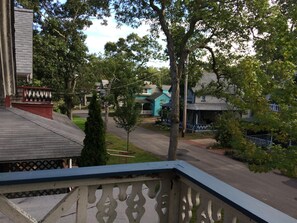 View of Clinton Ave. from the balcony.