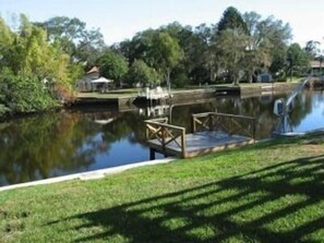 Your private dock to fish or kayak from. 