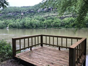 Fishing deck and coffee spot