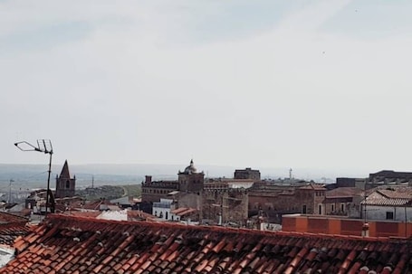Blick von der Unterkunft