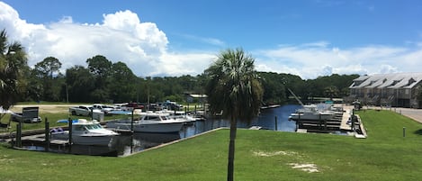 Boat slip usage for an additional fee. 