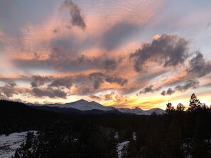 Sunset from deck