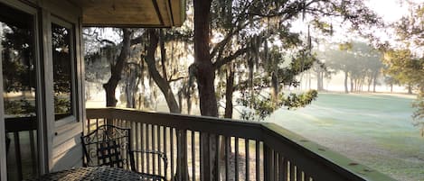 Guests call it “The Tree House”
Sunrise
