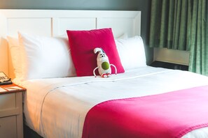 Get a peaceful night sleep in the Queen bed.