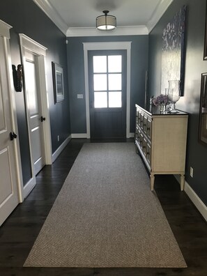 spacious foyer