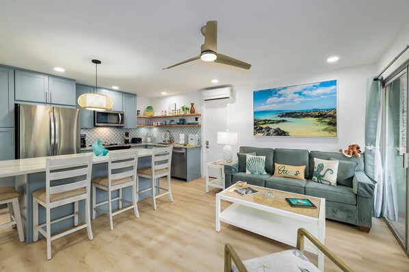 Condo 6 Living Room ~ Kihei Kai Maui Vacation Rental