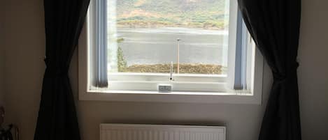 Room with superb loch and Isle of Skye view.