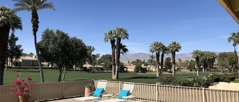 Golf course and mountain from house!