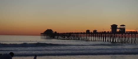 Oceanside Pier at Sunset.  A short walk away :)