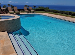 Spa and pool - remodeled in 2016