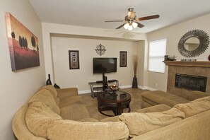 Great Room for relaxing in and having those family gatherings 