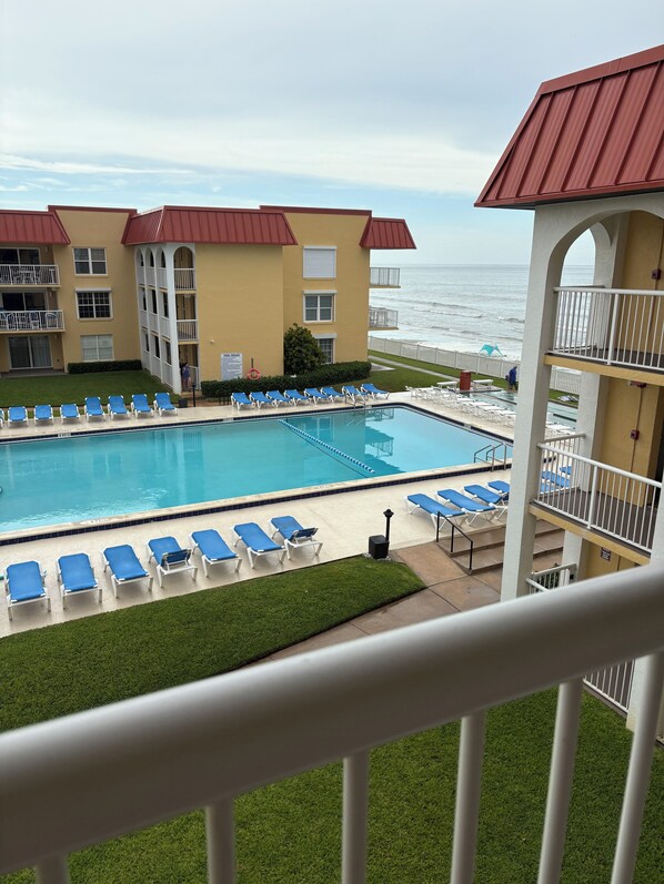 Ocean view from balcony