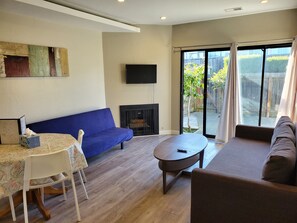 Living area with two sofa beds