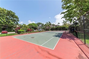 Pickleball court (used to be tennis).