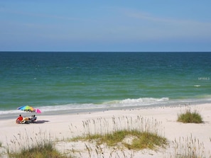 Private walkway to beach for condo guests. The beach is just across the street.