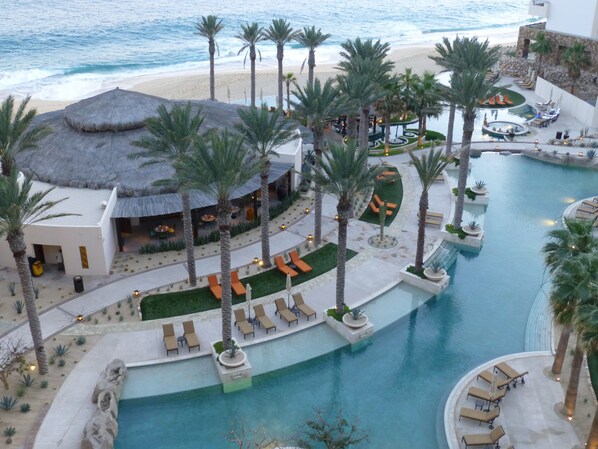 Situated on the Pacific Ocean with Sea of Cortez on other side