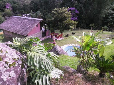 Chale no sitio Kereruá  c/ piscina e churrasqueira exclusiva