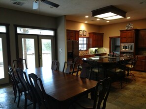 Kitchen and dining area.