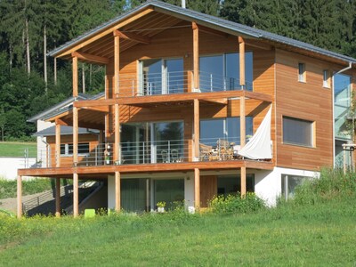 Vacaciones de ensueño en Allgäu en la casa ecológica con una vista clara de la naturaleza