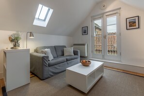 First floor:  The open-plan accommodation has been converted to a high standard
