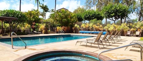 Condo Complex Pool and Hot Tub