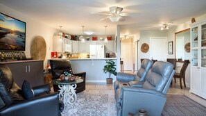 Spacious Kitchen and Living Room