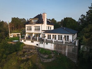 The great terrace offers amazing view over the Baltic Sea and BBQ.