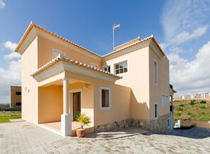 Front of villa
