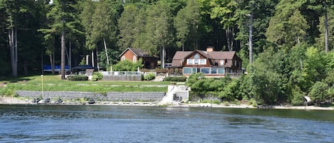 House (as seen from the lake)