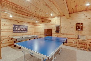 Game Room | Lower Level | Ping Pong | Air Hockey | Video Games