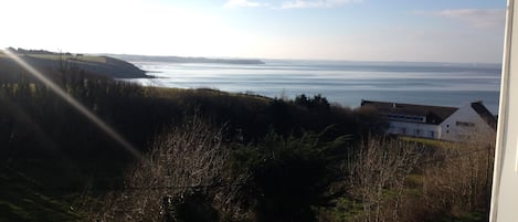 Utsikt mot havet/stranden