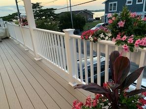 Front deck with great sunset views
