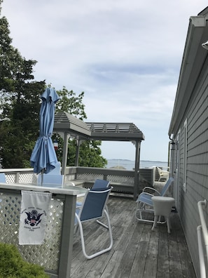 Fishers Island NY visible in the distance