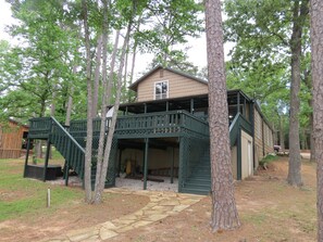 Double Deck Back Porch overlooking Lake