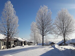 Feriendorf im Winter