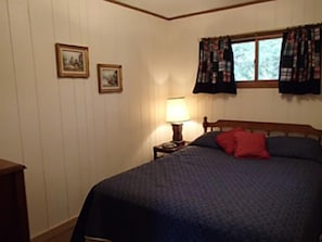 Bedroom #1 with queen bed.