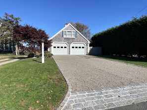 Driveway and entrance