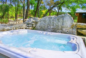 Private hot tub