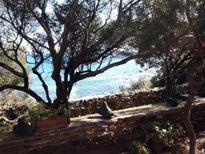 Blick auf den Strand