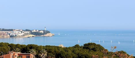 Vista para a praia ou o mar