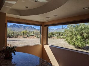 View from kitchen island