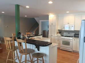 Kitchen and bar seating 
