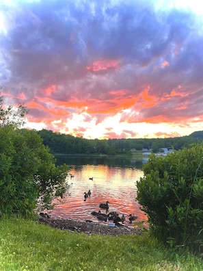 Amazing , romantic sunsets from the deck